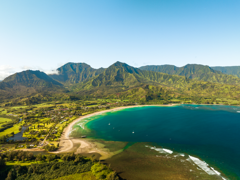 Aerial view of Connor Morris beach