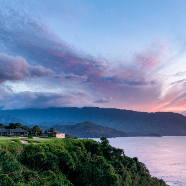 Sunset from Princeville Makai Golf Course