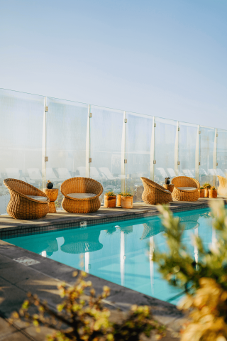 Picture from David Perez of a rooftop pool from one of the 1 Hotels property